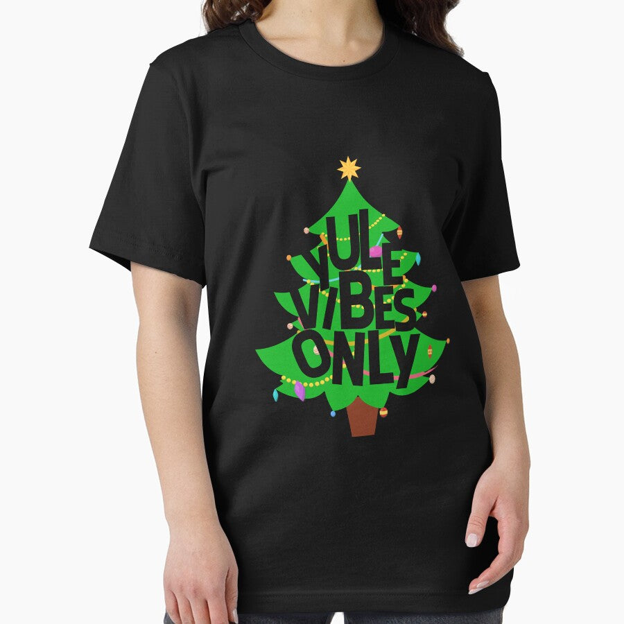 Yule Vibes Only Christmas Tree Yule Tide Yuletide Gear by DynamicDesign