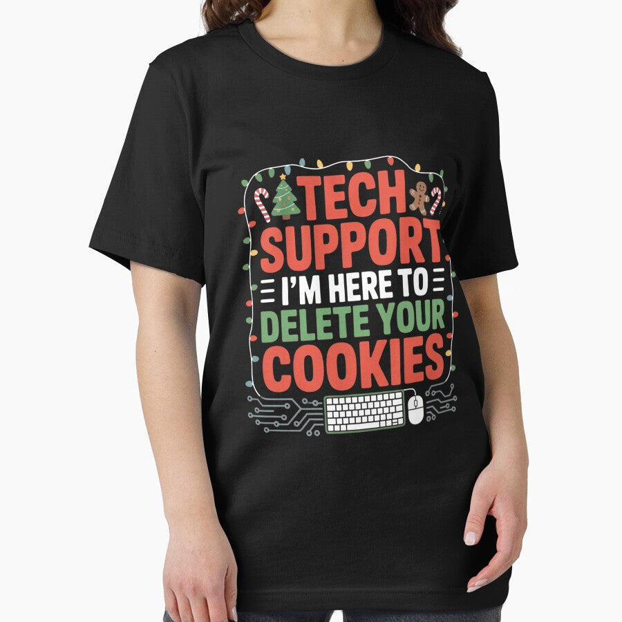 Tech Support I'm Here To Delete Your Cookies Funny Christmas Cookies Lover by thebest-2studio