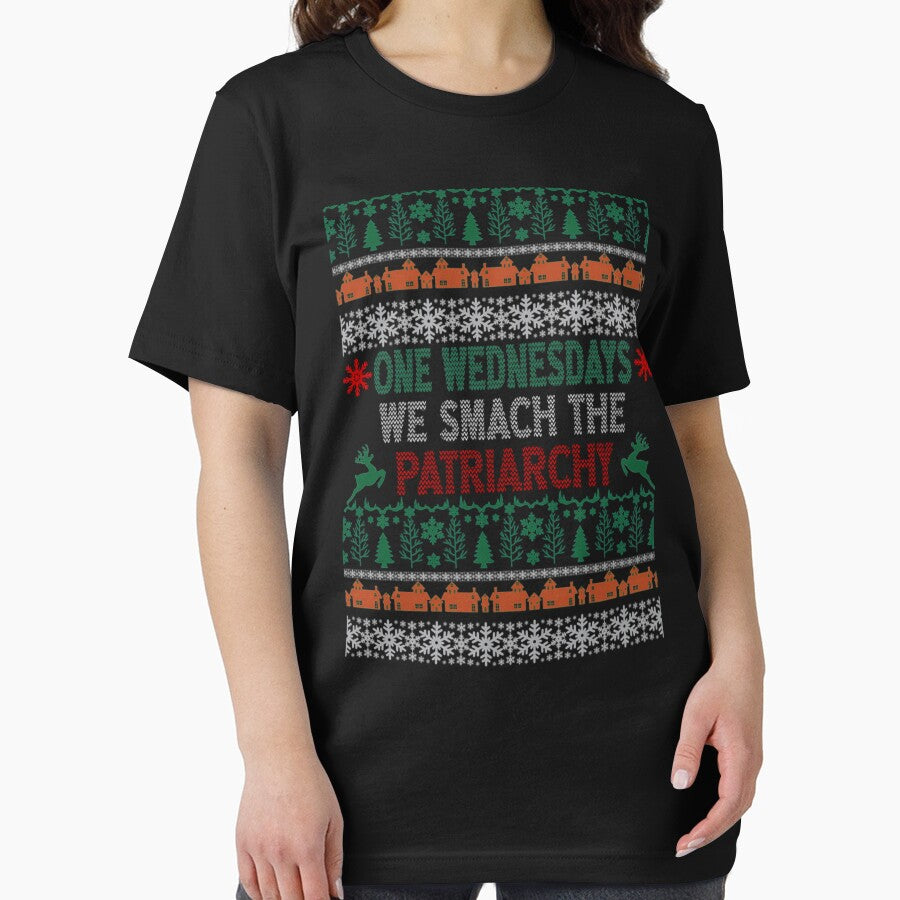 One Wednesdays We Smash The Patriarchy T-shirt,Feminist T-shirts, Funny Christmas For Women T-shirts,Birthday Gift Shirt, Gift Idea T-Shirt,Christmas Gift, T-Shirt by Djikou