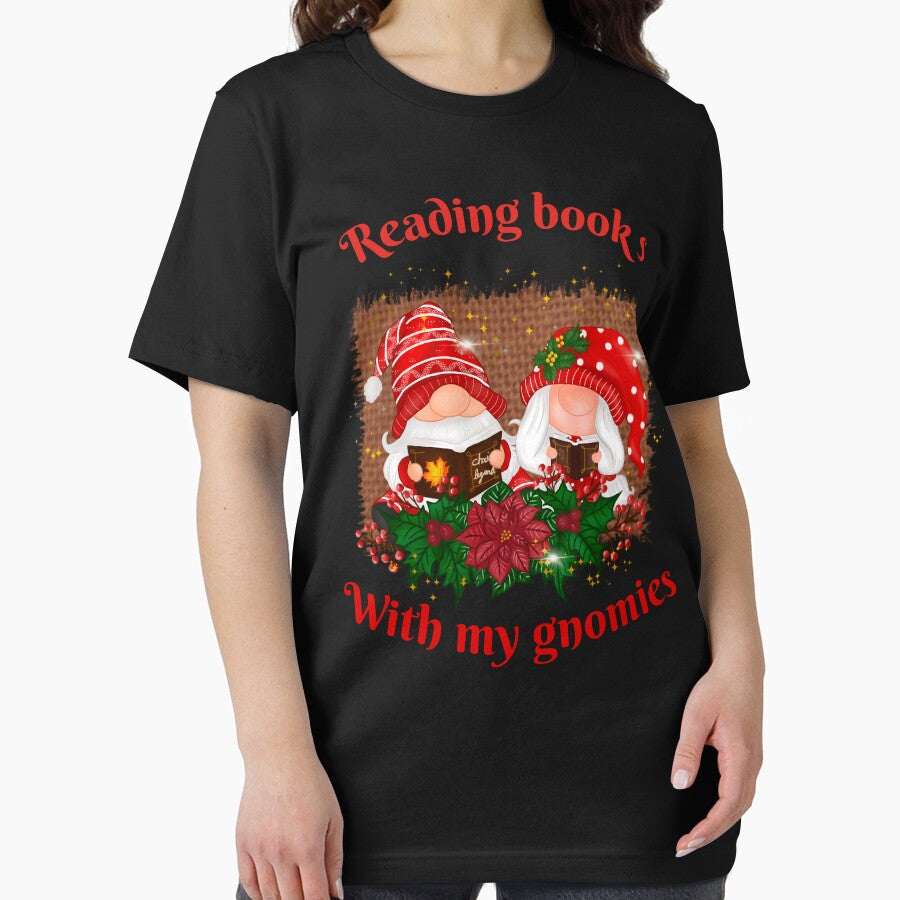 Reading books with my gnomies- Gnome books by ZoesAttic