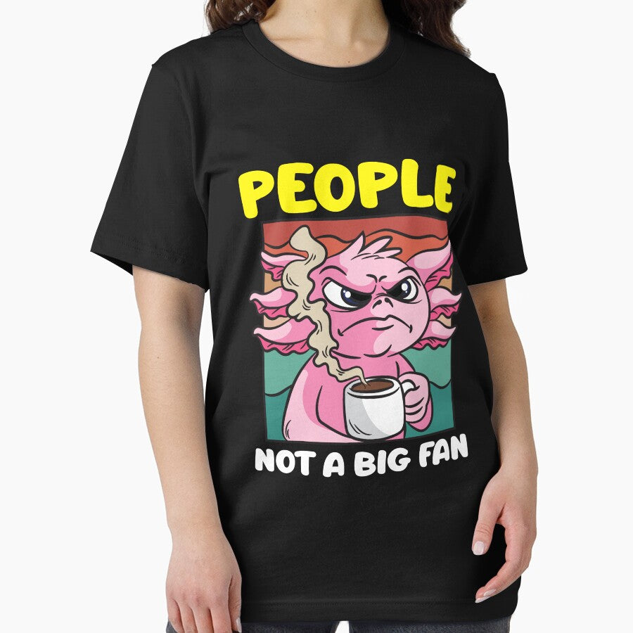 People Not A Big Fan Coffee Drinking Axolotl by Moonpie90