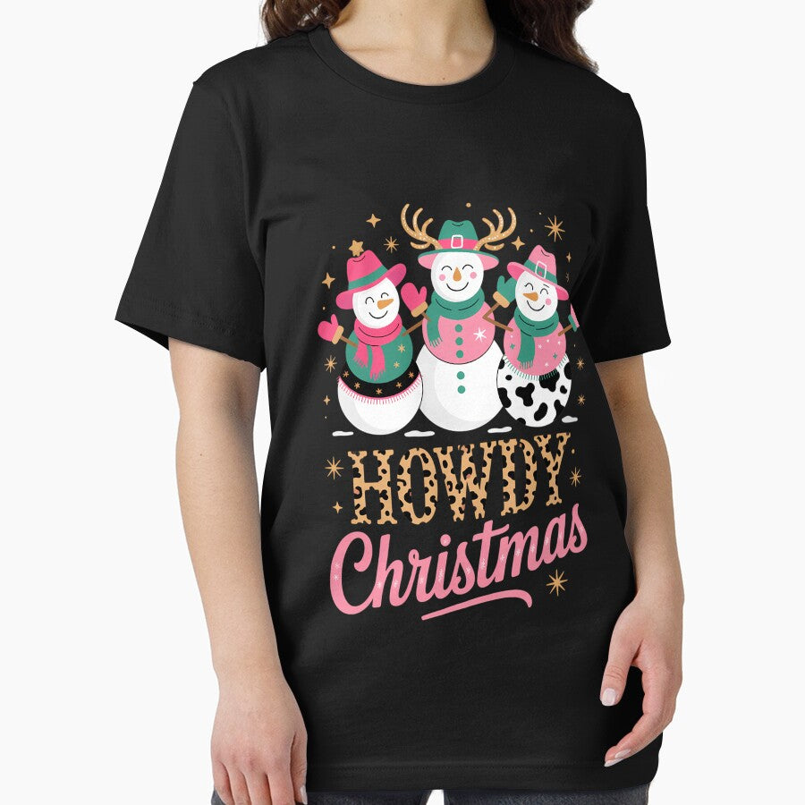 Howdy Christmas Funny Cowboy Christmas Xmas by blueyeeti