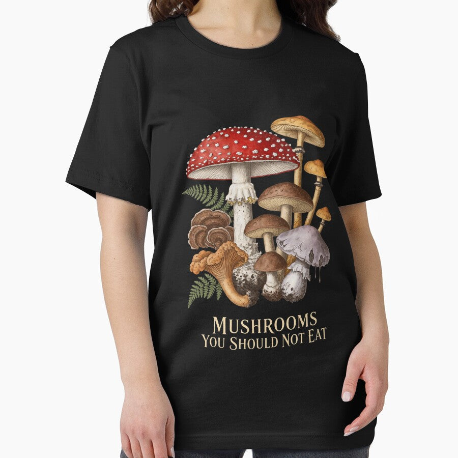 Mushrooms You Should Not Eat Vintage Botanical Warning by CF_VintageDesign