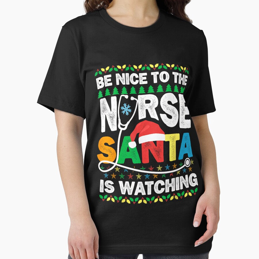 Watching To Nurse is Vintage Retro Be Nice The Christmas Santa Nurse Classic by FrankyTepper