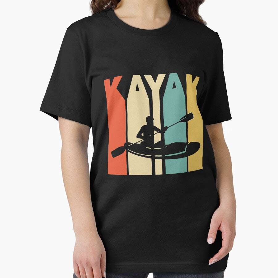 Vintage Style Kayak Silhouette Shirt by joanx1114