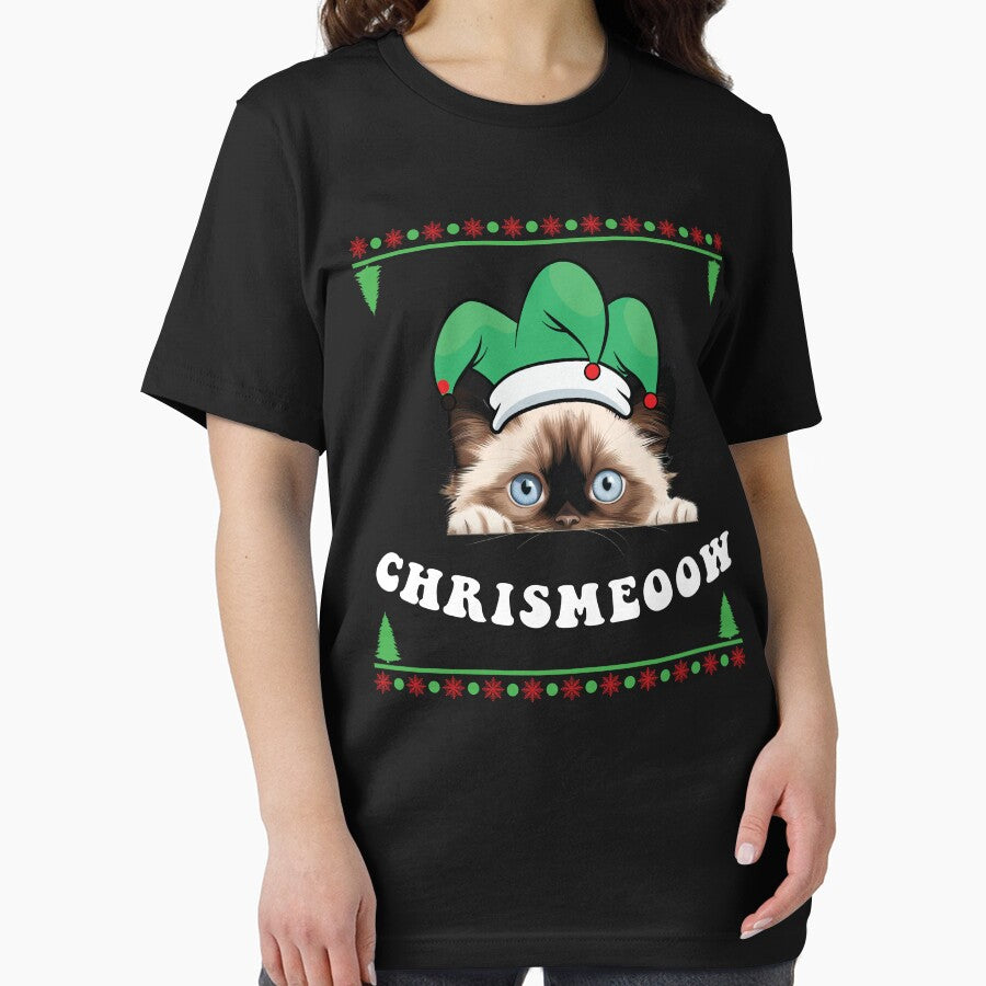 funny cat christmas funny Birman cat lover christmas by Zikozaki