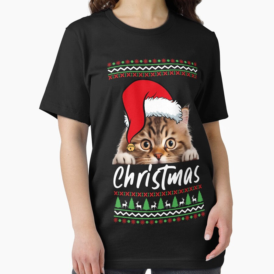 Funny Cat Christmas Funny Cat Lover Christmas by Zikozaki