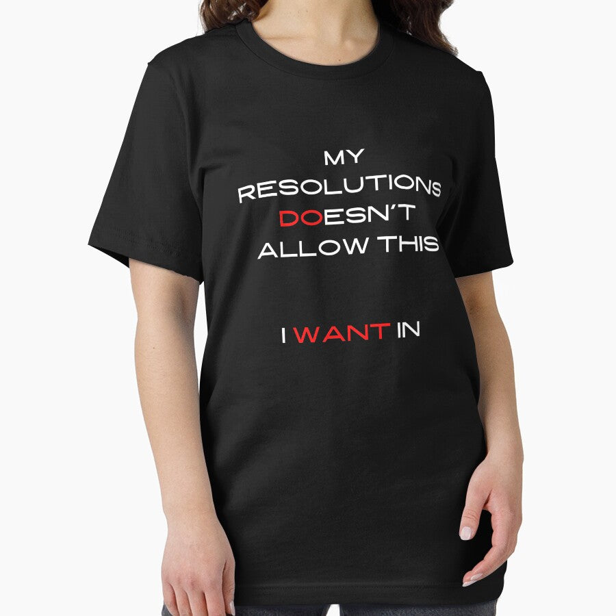 My resolutions doesn't allow this i want in white and red funny humor design by Creative Life