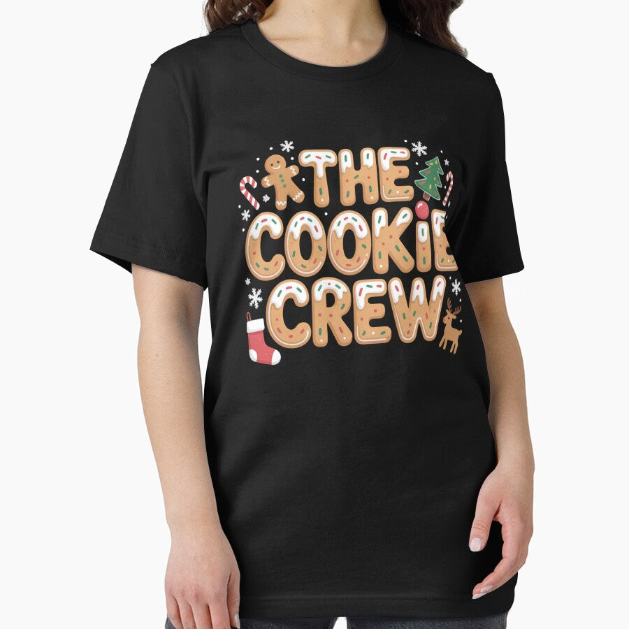 The Cookie Crew Cute Gingerbread Christmas Baking Team Design by FreshVibe Prints