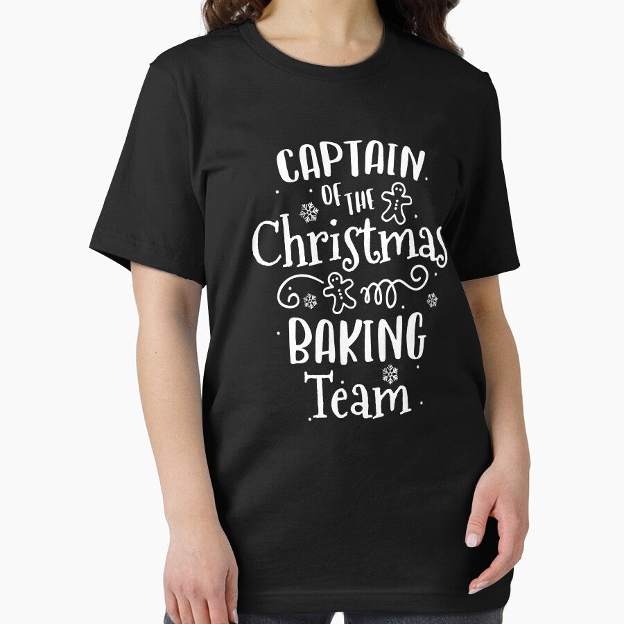 Christmas Baking Team T-Shirt for Kids Family Xmas Cookies by 14thFloor