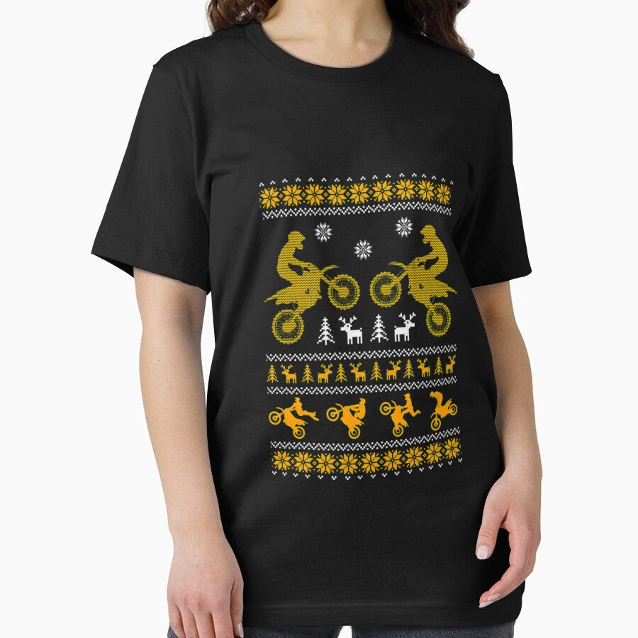 Biker Ugly Christmas Shirt by merchmachine