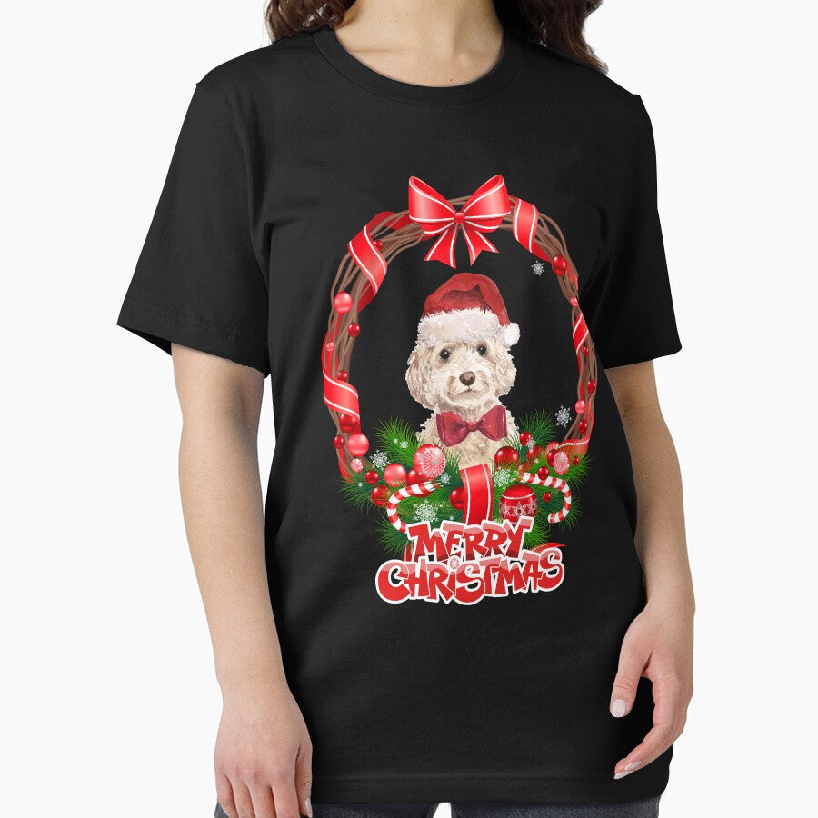 Funny Cockapoo christmas T-shirt, Also called Noël, Nativity, Xmas, Yule. by rachimariposa