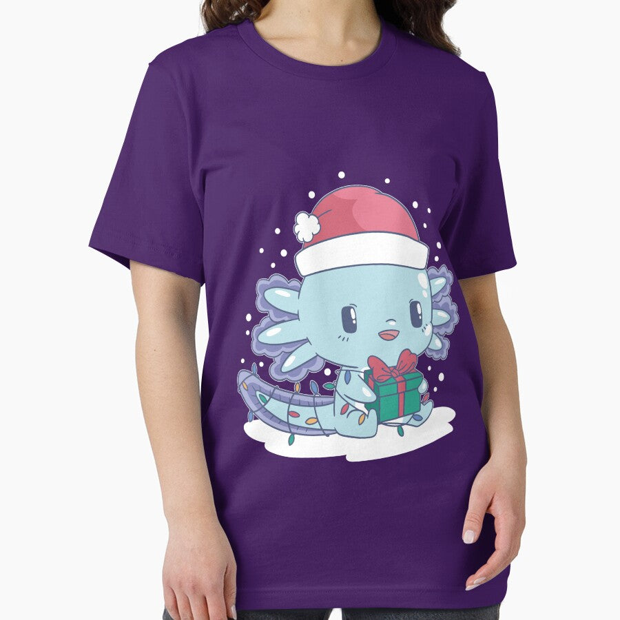My favorite Color is Christmas Lights Cute Baby Axolotl by TamGustam