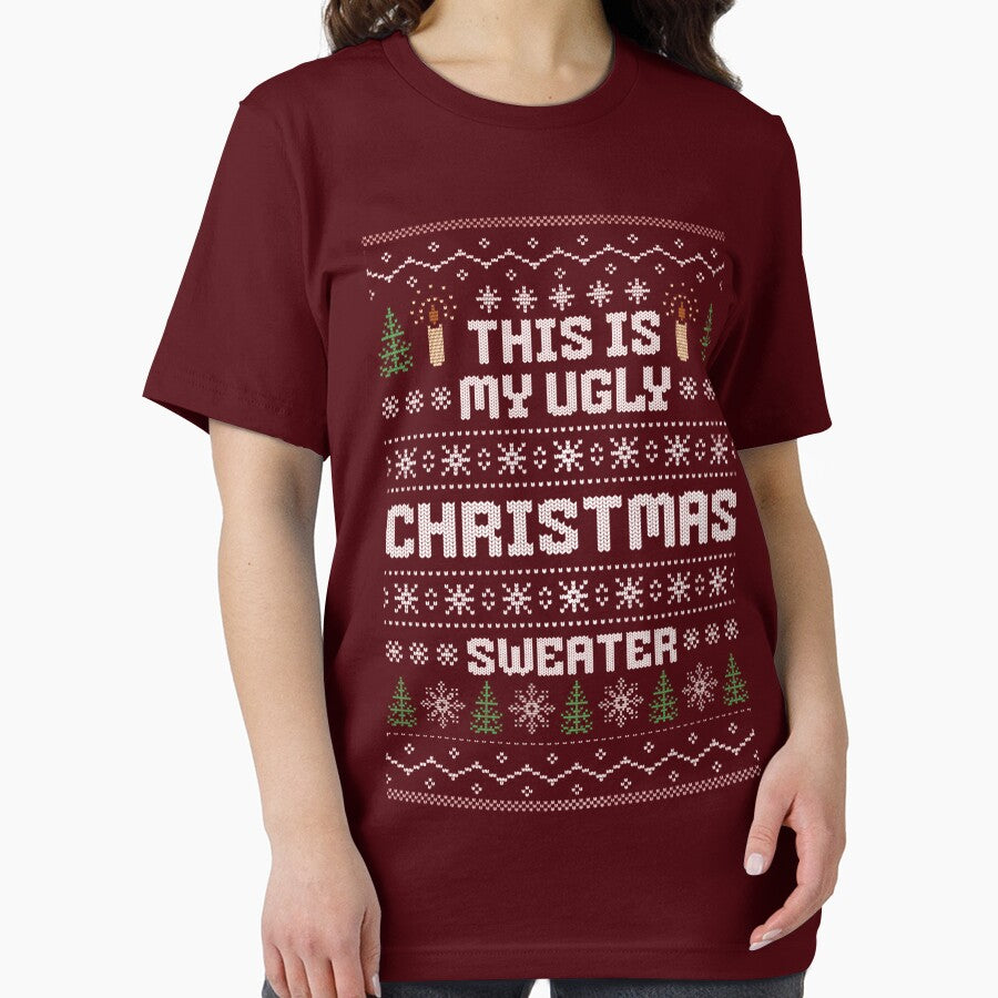 This is my ugly Christmas sweater with a candle motif. by SaraSumi