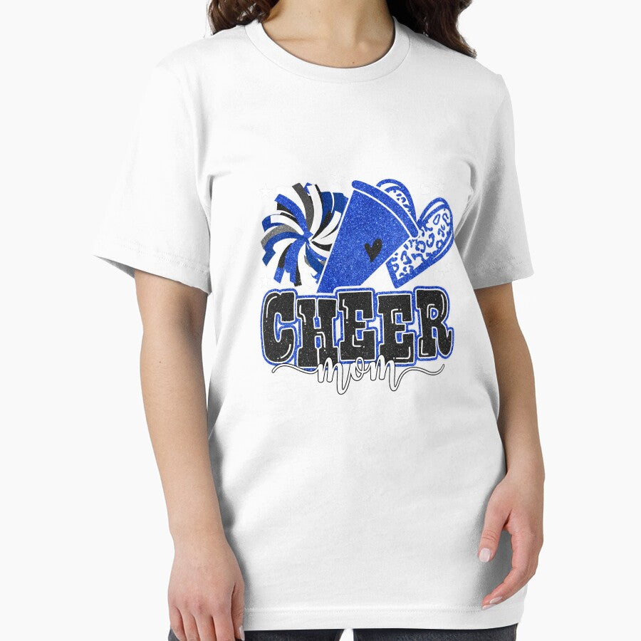 Cheer Mom Blue Cheerleader Game Day Cheer Mama Football by ArleneRowe