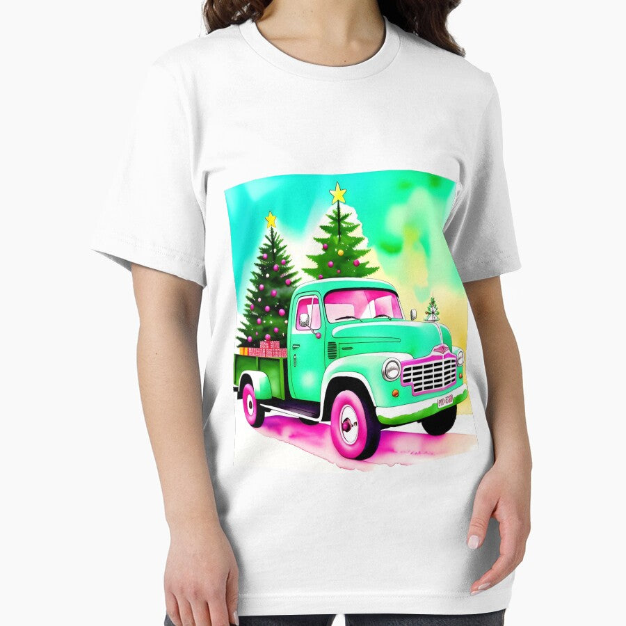 Christmas Truck by Aaryadigiarts