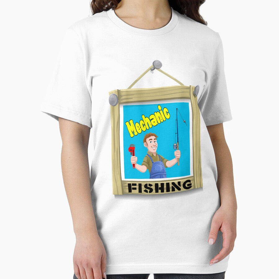 Mechanic Fishing by printhappy4you