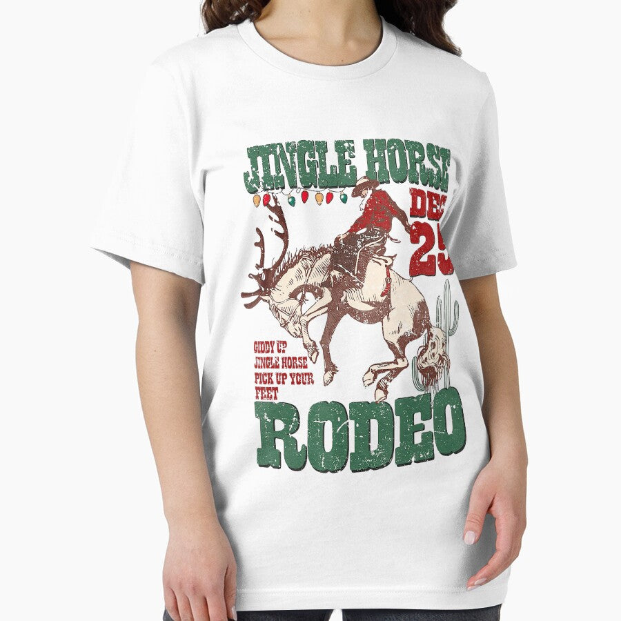 Jingle Horse Dec 25 Giddy Up Pick Up Your Feet Rodeo Howdy by Celestivog