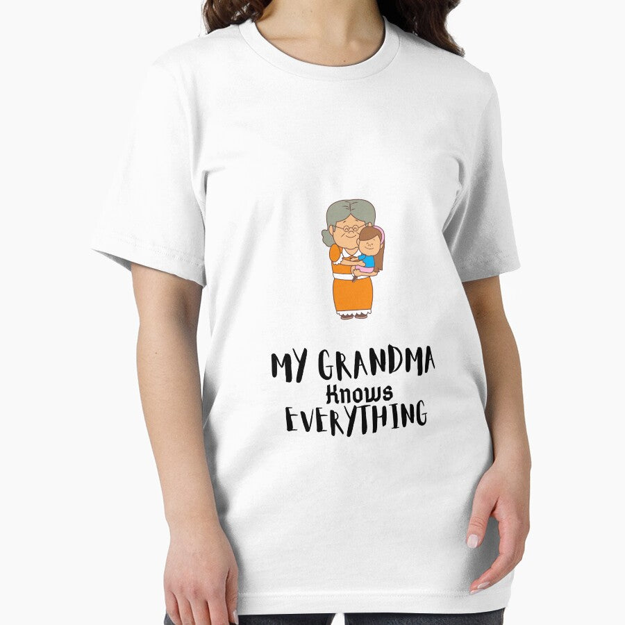 Grandma knows everything . orange white by Hab2