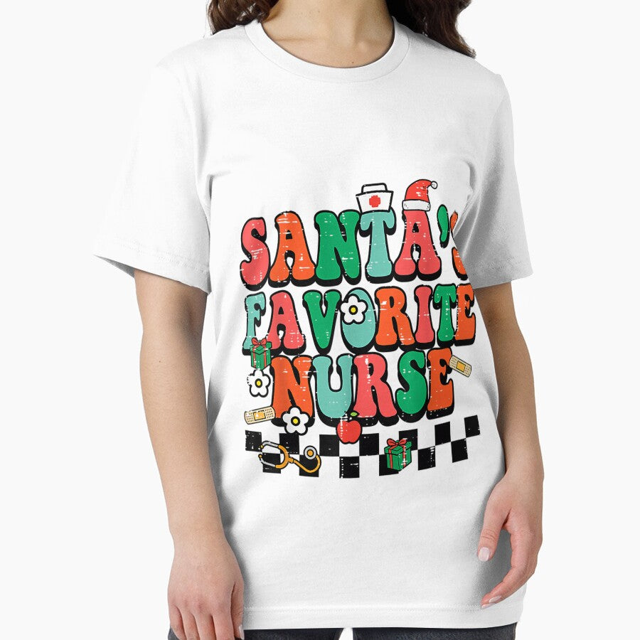 Classic Retro Merry Vintage Santas Nurse Christmas Favorite by Olincristie