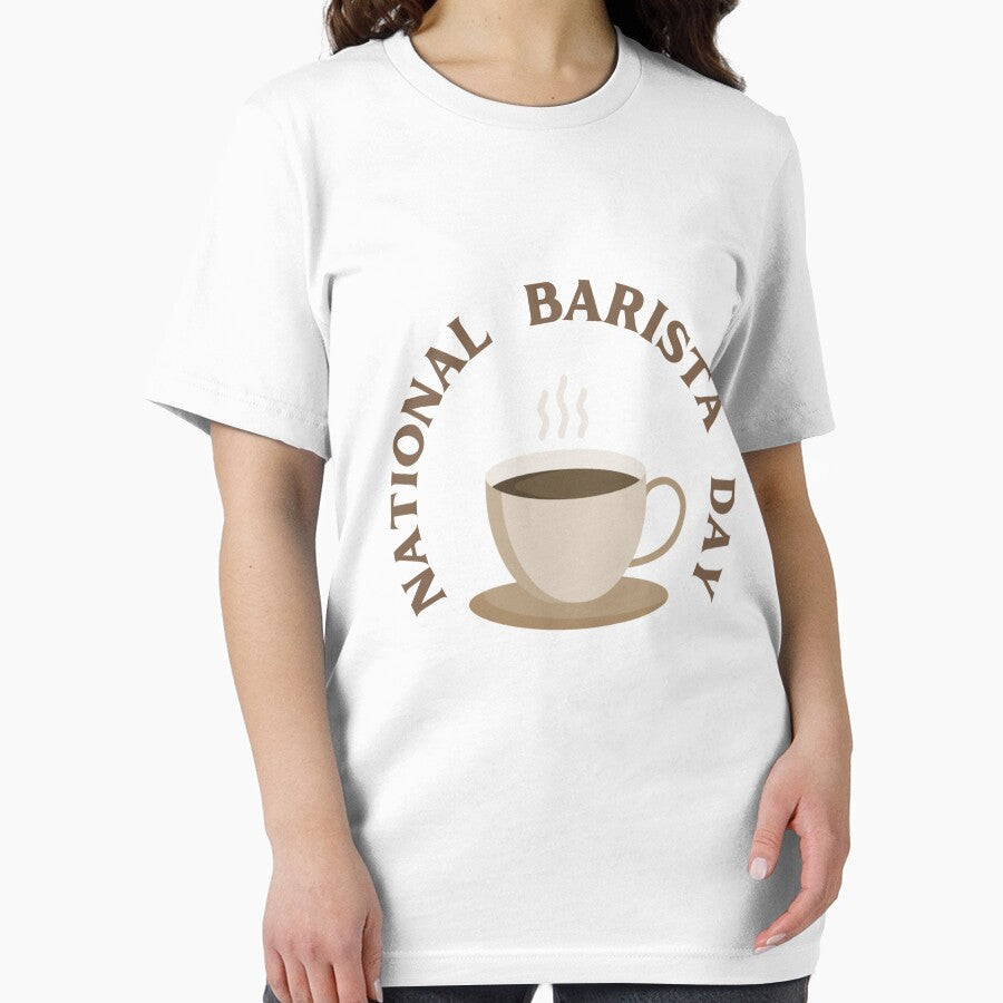 National barista day stickers and t-shirt design by TheJojoman