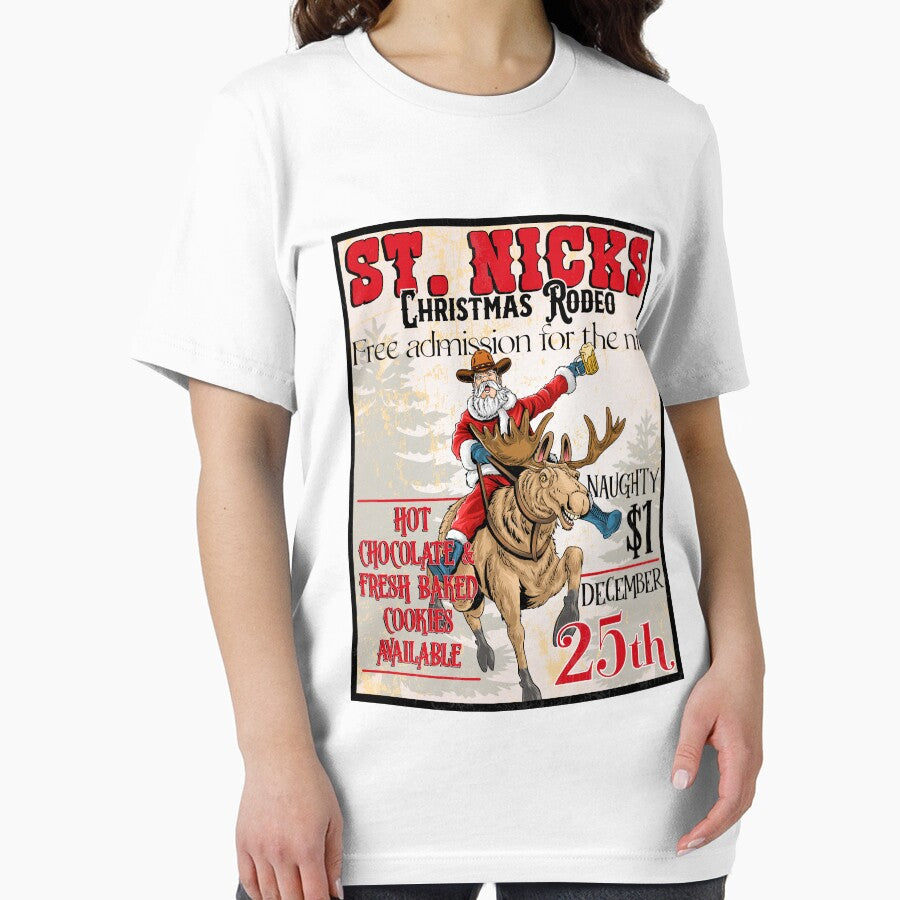 Vintage Christmas Rodeo Poster by SmokinGlue