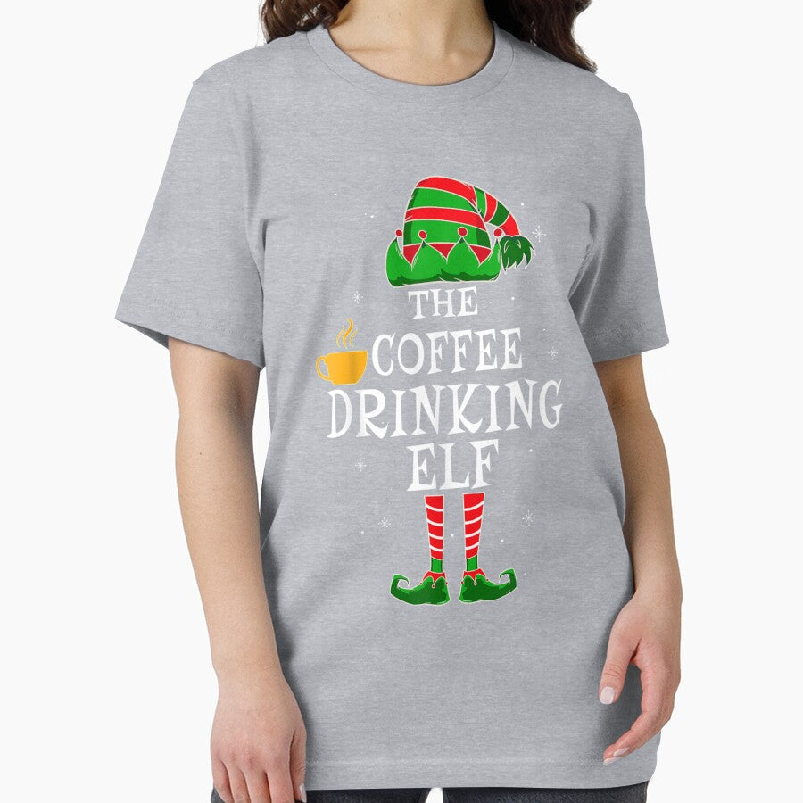 coffee drinking Elf  Funny idea gift for nurse student and coffee lovers mornings by wi trendshop