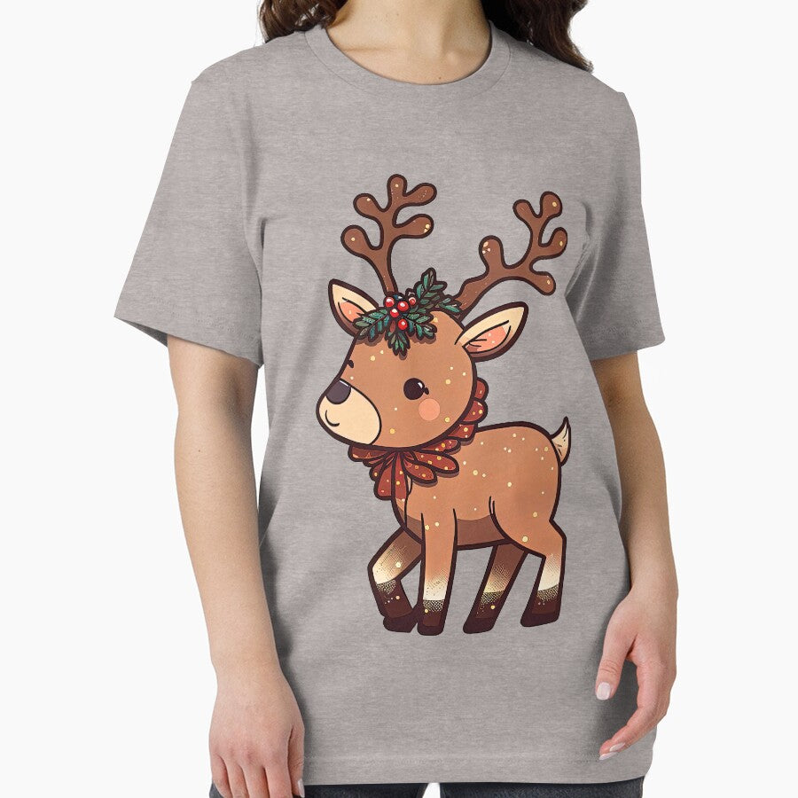 Cute Reindeer, Cute Christmas Reindeer, Cute Reindeer by T-Shirt-Depot