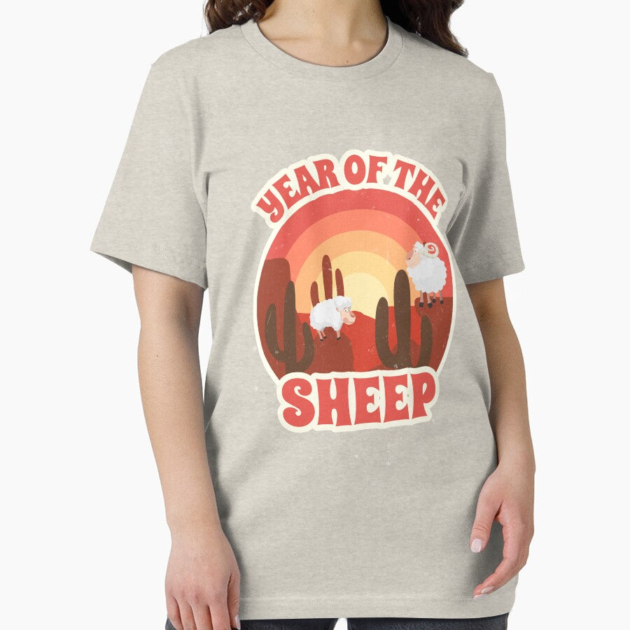 Retro Vintage Year Of The Goat 羊年 2027 Chinese Lunar New Year Chinese Zodiac by GraTEEtude