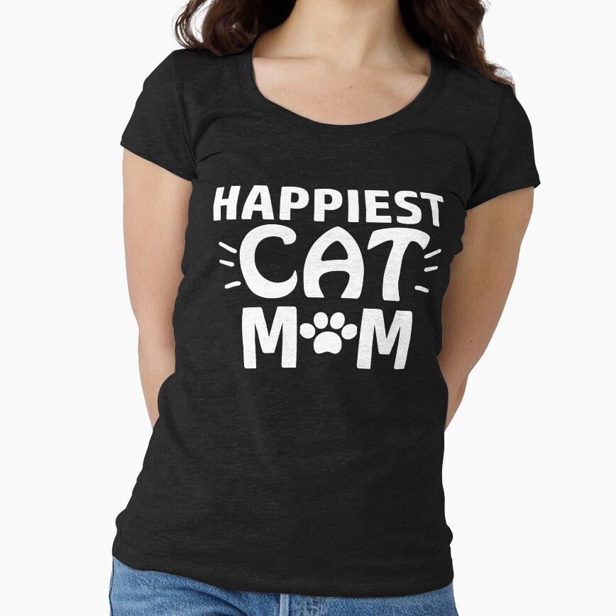 Happiest cat mom cute funny cat by Graciouss