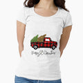 Merry Christmas Buffalo Truck Tree Red Plaid Leopard by Kelly993
