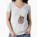 Soft Girl Hard Cat Mom Tshirt | Cute Cat Lover Gift for Women by AZ Atelier