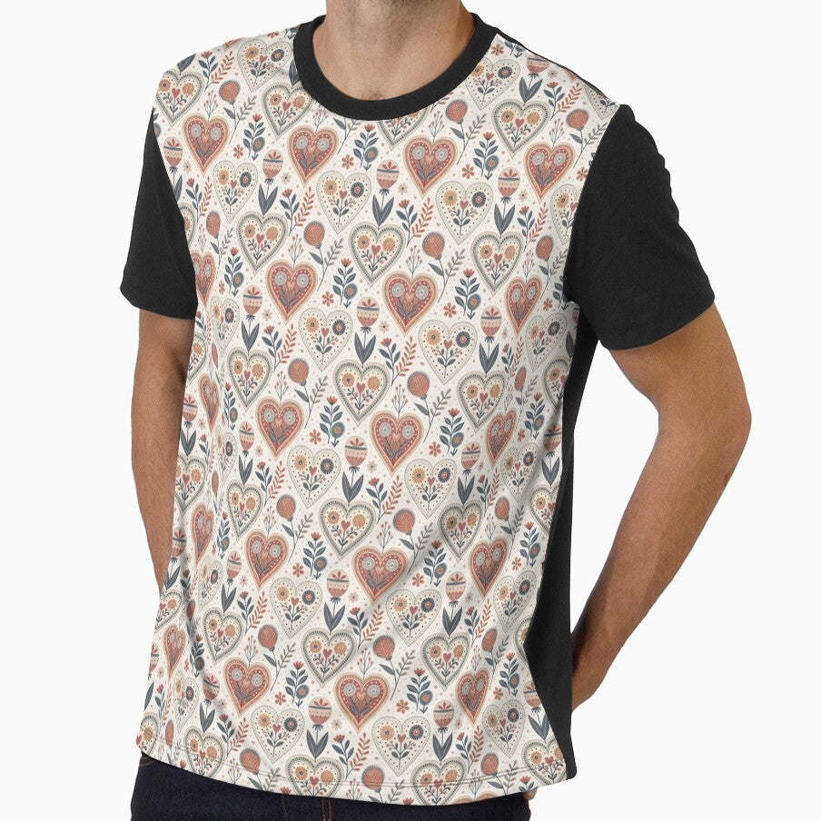 Floral Heart Motifs by Shuga-Design