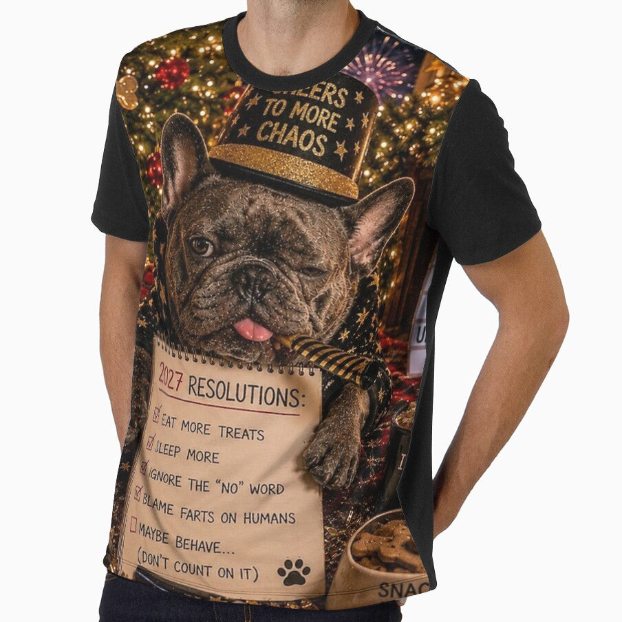 2027 New Year French Bulldog - Resolution Checklist by FrenchiesMoneyEaters