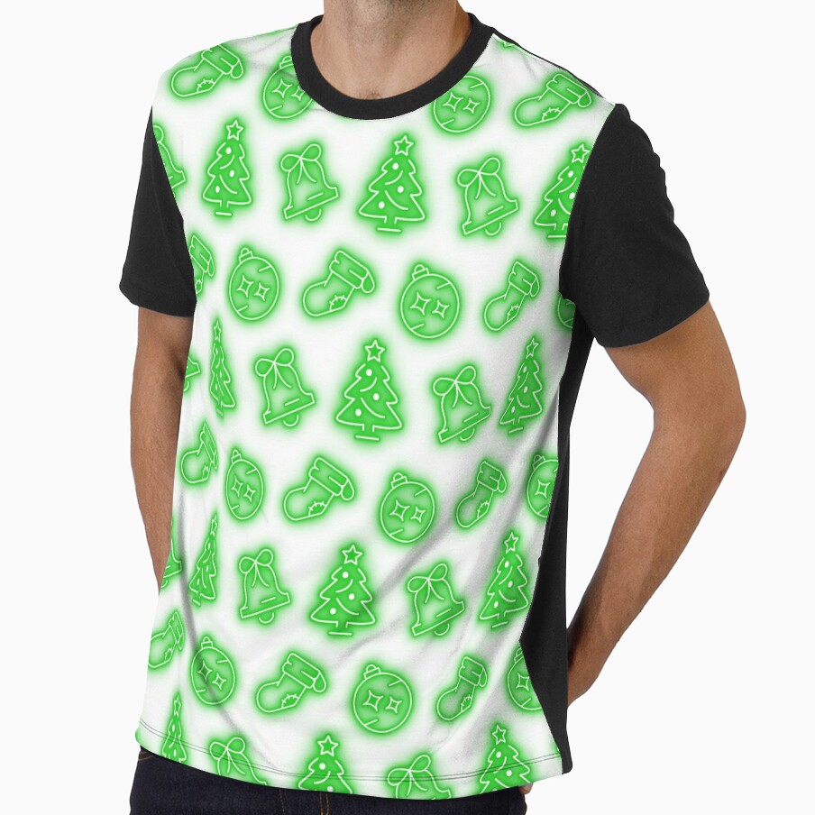 Neon Green Christmas by Pixels2Patterns