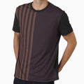minimalist stripes in brown and black dark academia by neopop