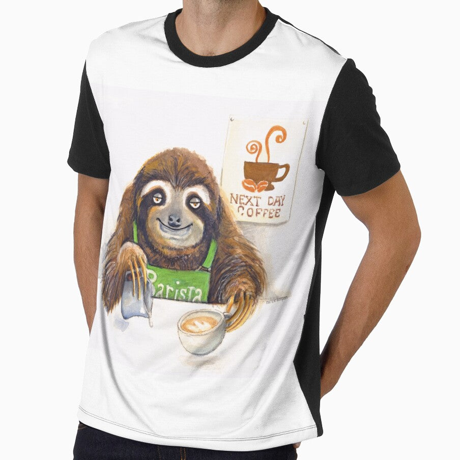 Sloth barista by mkempees