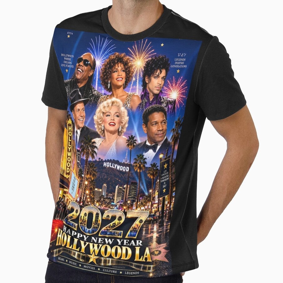 2027 HAPPY NEW YEAR HOLLYWOOD LA by DBM Photo Art 1