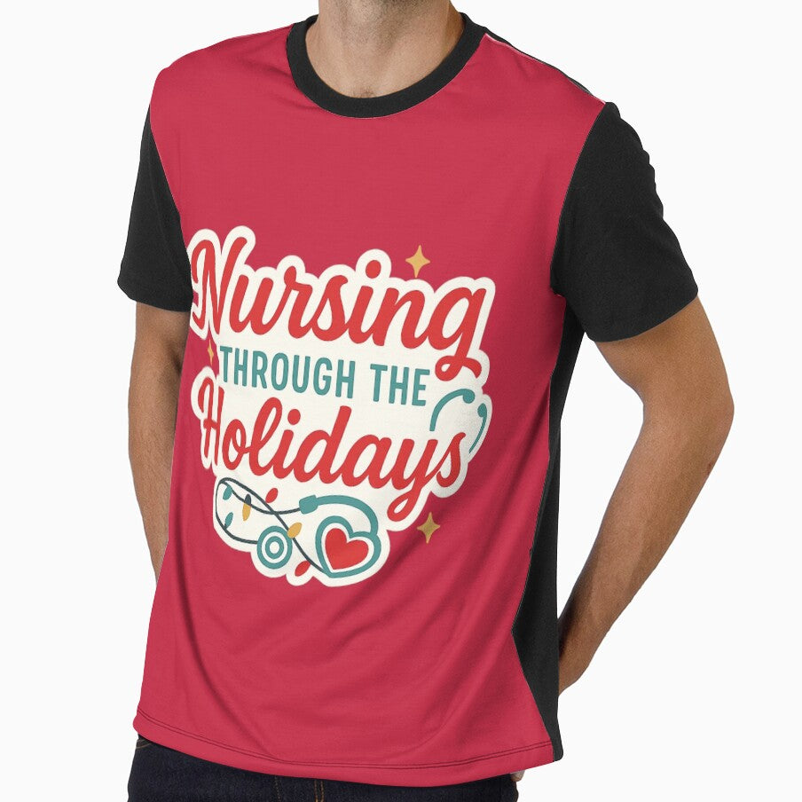 Nursing Through The Holidays - Nurse Christmas Stethoscope Gift by PunchDrop