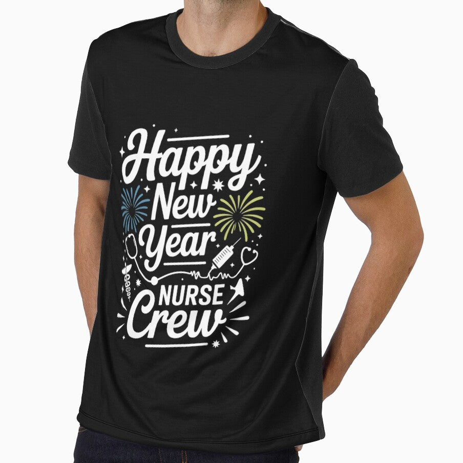 Happy New Year Nurse Crew Fireworks New Years Eve Party 2026 by MonsterBuddiess