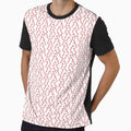 Candy Cane Pattern Red and White by ValeriesGallery