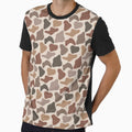 Vintage Duck Camo Brown Camouflage Hunting Pattern by gulsumkiyan