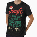 Jingle All The Way To The Nurses Station - Nurse Christmas by PunchDrop