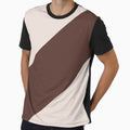minimalist dark academia color block stripes by neopop