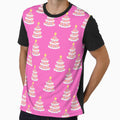 Pink Christmas Trees on Bright Pink Pattern by Pixels2Patterns