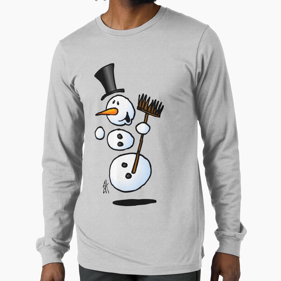 Dancing snowman by cardvibes