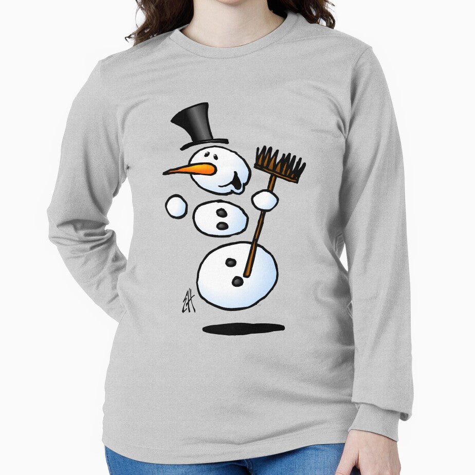 Dancing snowman by cardvibes