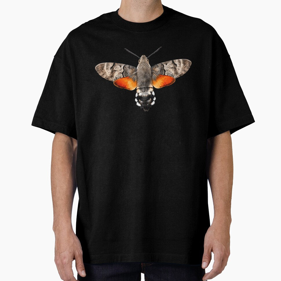 Hummingbird Hawk Moth Macroglossum stellatarum Cartoon Style by Harpagann