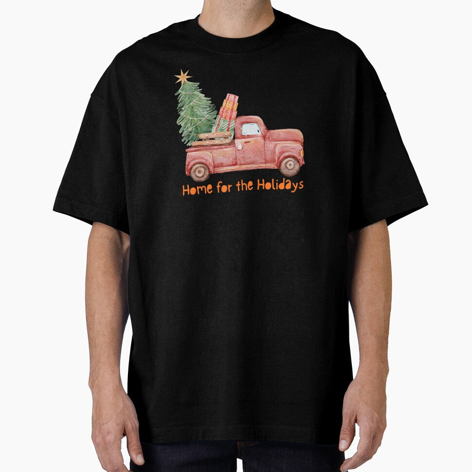 "Vintage Christmas car Ride: Home for the Holidays" T-Shirt by NooHaART
