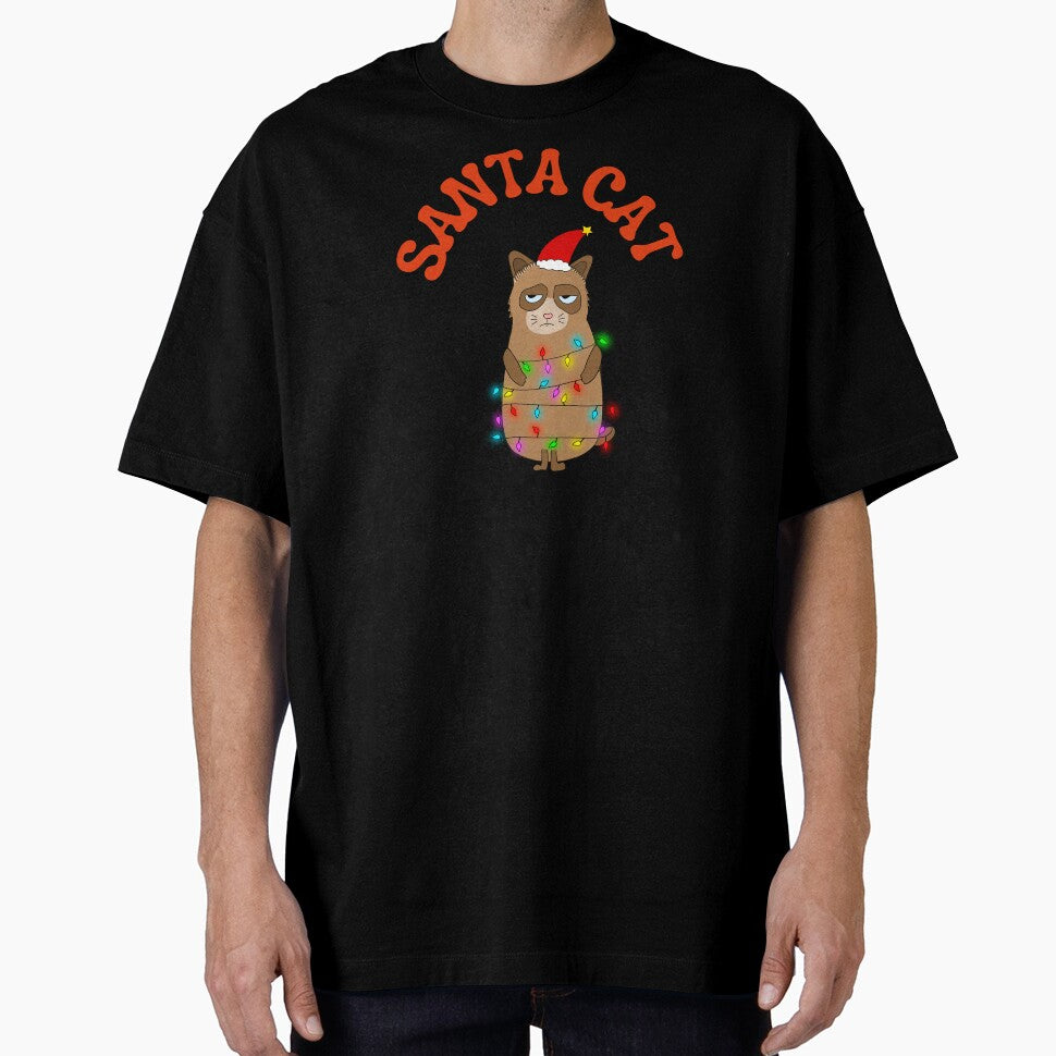 A Merry Christmas kitty cat Santa cat.  Cute Christmas cat funny gifts for cat lovers, cat owners and Christmas Enthusiasts by haRexia